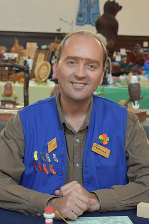 Picture of Roman Chernikov volunteering in 2017.